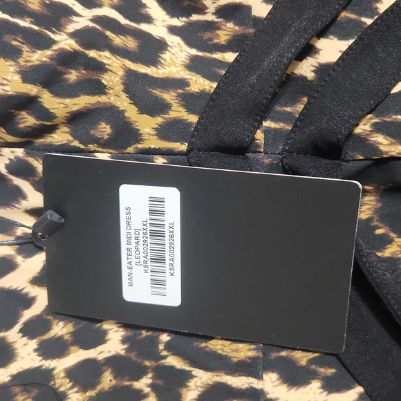 2x Killstar Leopard Pin Up Dress Goth Rockabilly Psychobilly Pencil Punk XXL - Picture 8 of 11